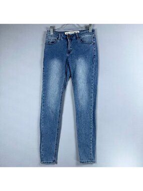 Barbell Apparel Jeans Size 28 Skinny Fit Mid Rise Blue Light Wash USA Made